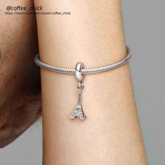 Pandora Paris Eiffel Tower Dangle Charm - Picture 2 of 2